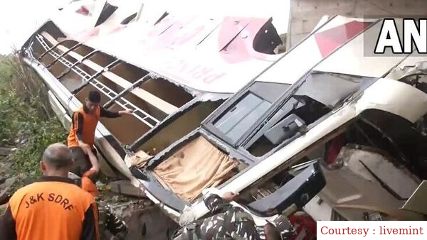 10 people die as bus from Amritsar to Katra falls in gorge