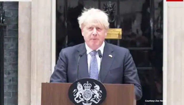 UK Prime Minister Boris Johnson resigns, to act as interim PM until the selection of a new face