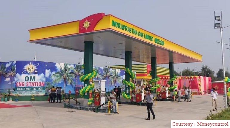 11% declines in Indraprastha gas shares