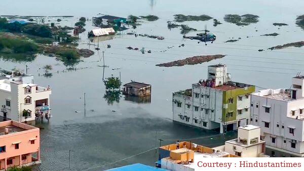 1.2 million people affected by floods in Tamil Nadu