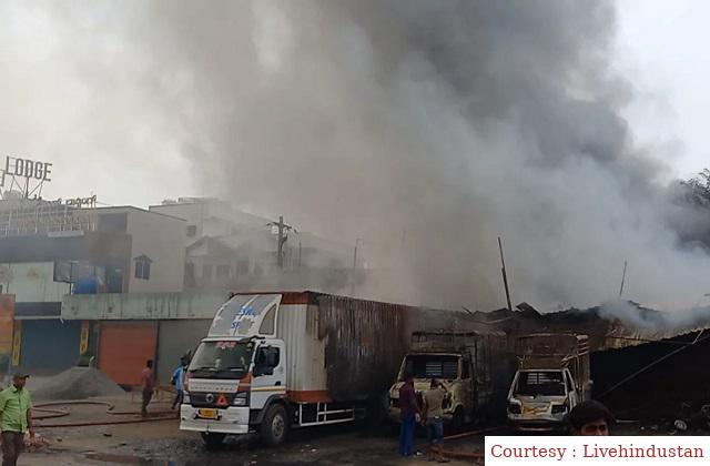 12 people died due to fire in cracker shop in Bengaluru
