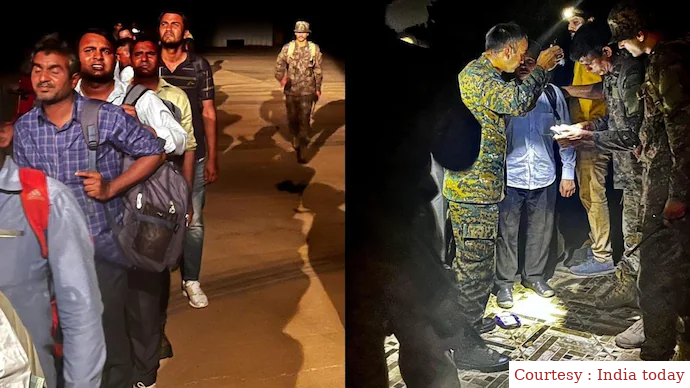 121 Indian rescued from Sudan by IAF with night vision goggles