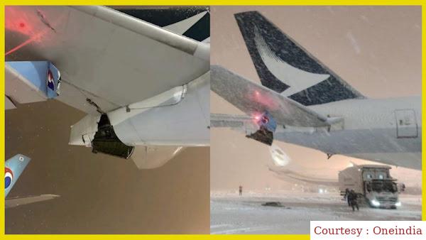 2 aircraft collided on runway in Japan