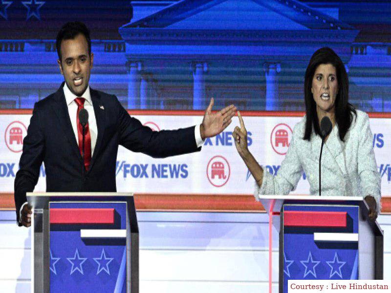 2 Indians face to face in the competition for the US presidential election.