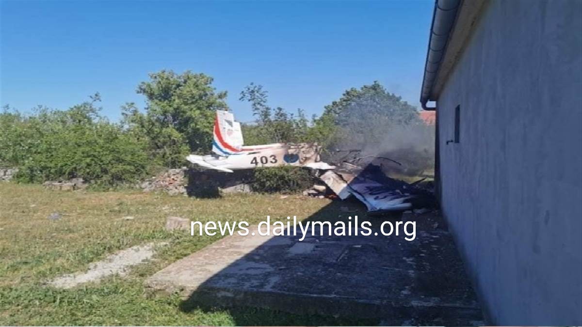 A plane crashed in Croatia 4 died in accident
