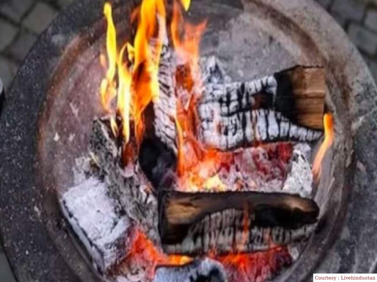 6 people who slept by burning a fireplace in Delhi