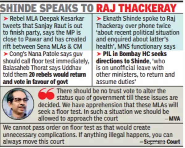 Maharashtra political crisis: BJP refuses to call Eknath Shinde and leaders rebel