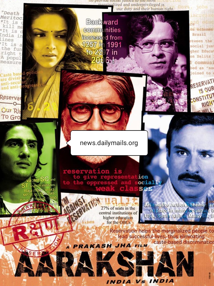Watch Free  Aarakshan Full  hindi movie online in hindi