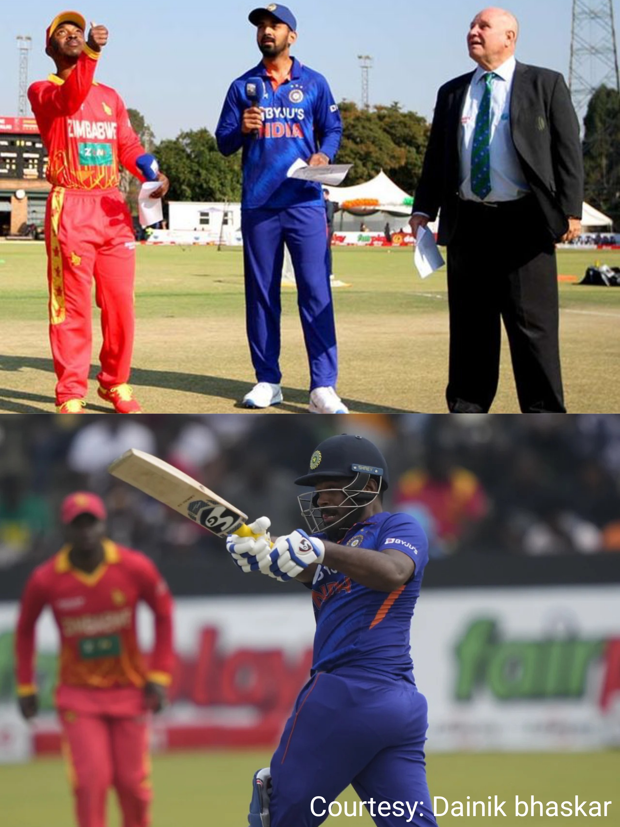 India defeated Zimbabwe by 13 runs in the last ODI.