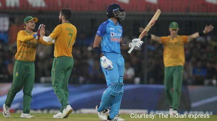 Team India could not make a clean sweep to South Africa.
