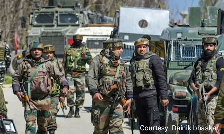 Encounter between security forces and terrorists, two terrorists.