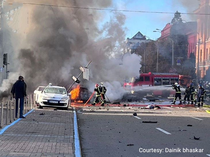 Russias biggest attack on Ukraine so far.