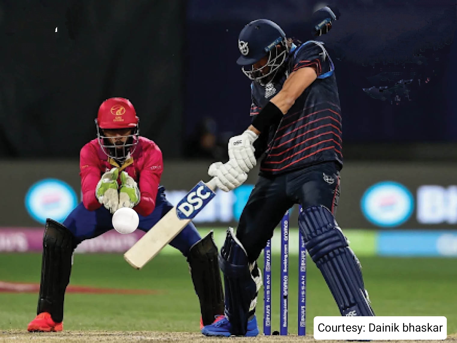 UAE defeated Namibia by 7, both out of the tournament.