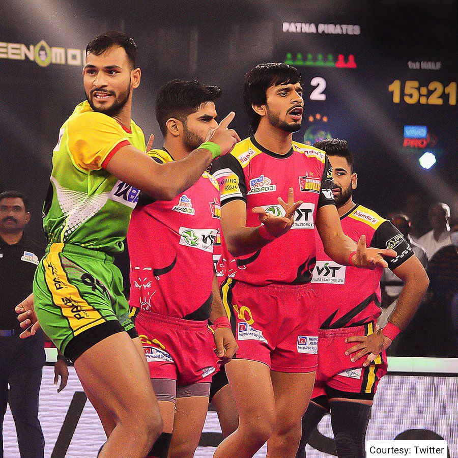 There was a tie match between Bengaluru and Patna.