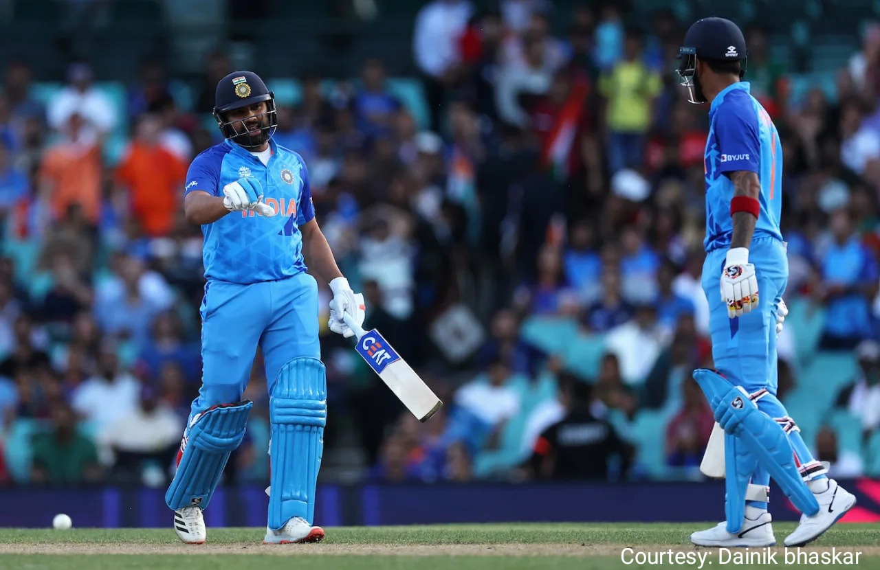 India defeated the Netherlands by 56 runs.