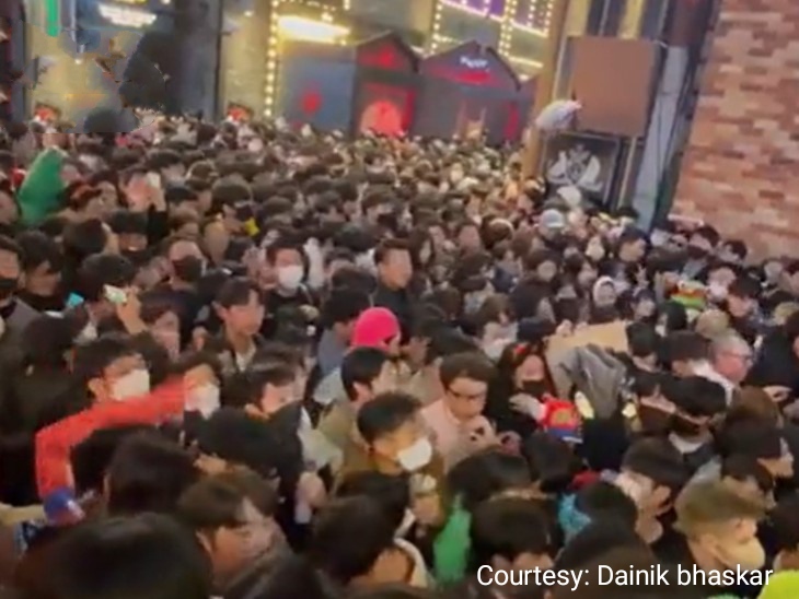 The stampede at Halloween Festival, more than 100 people injured.