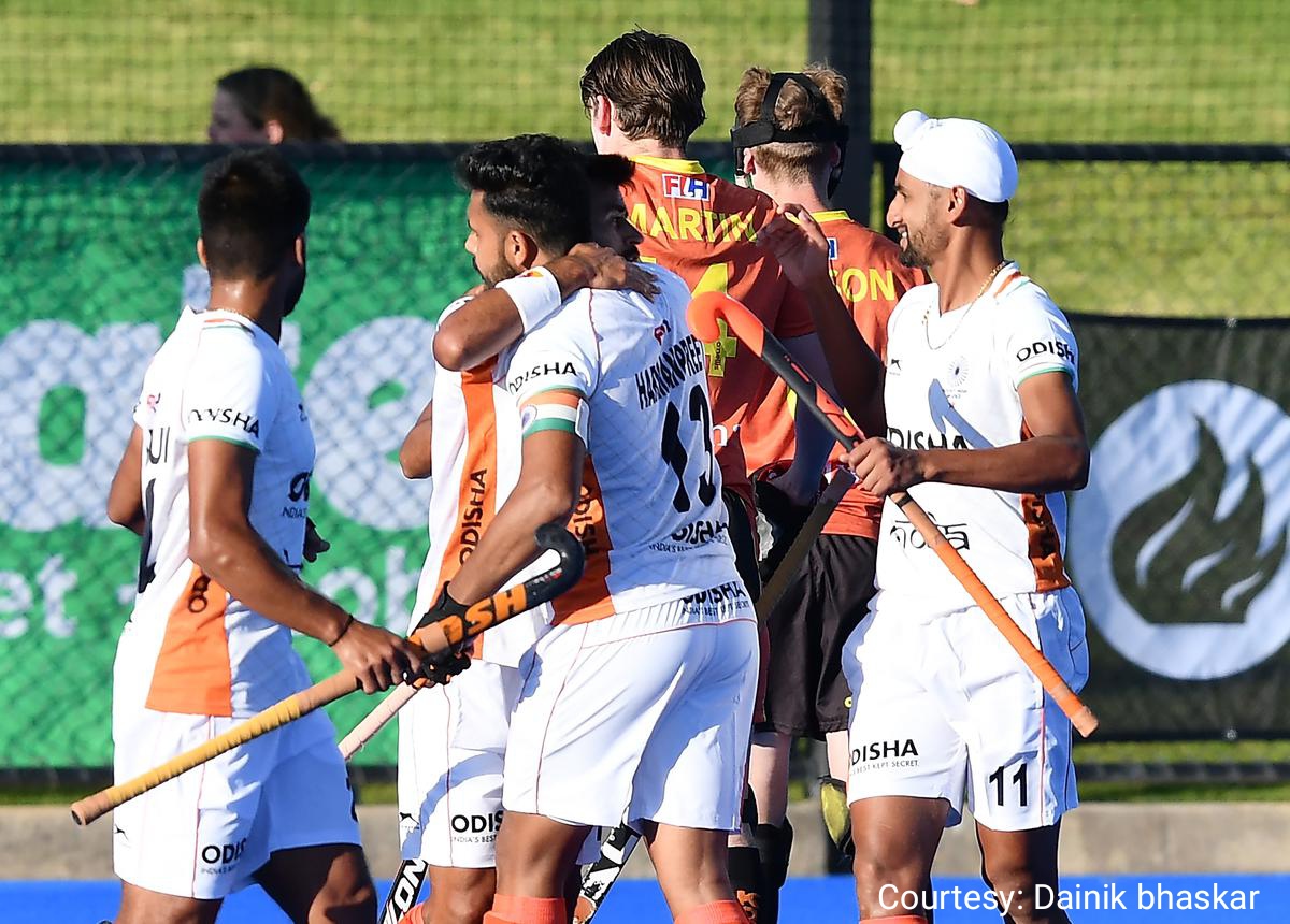 India defeated Australia 4-3.