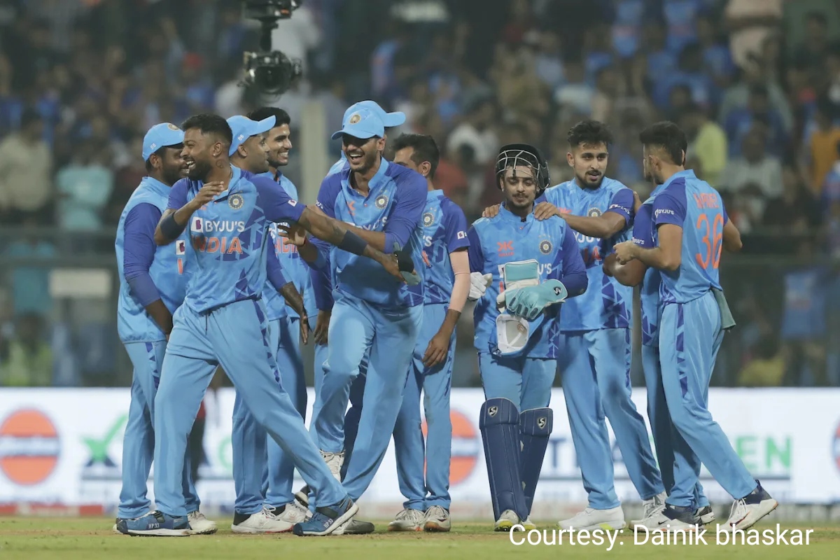 India won the first T20 match against Sri Lanka.