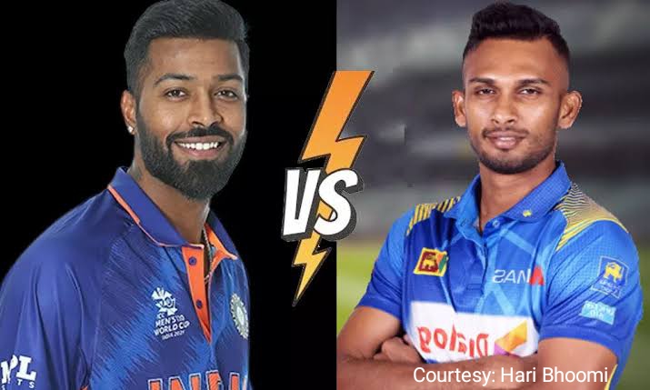 The last T20 match between India and Sri Lanka today.