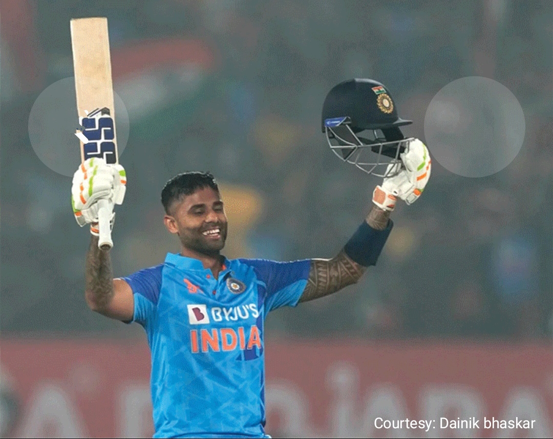 Suryo Kumars quick batting, century in 51 balls.