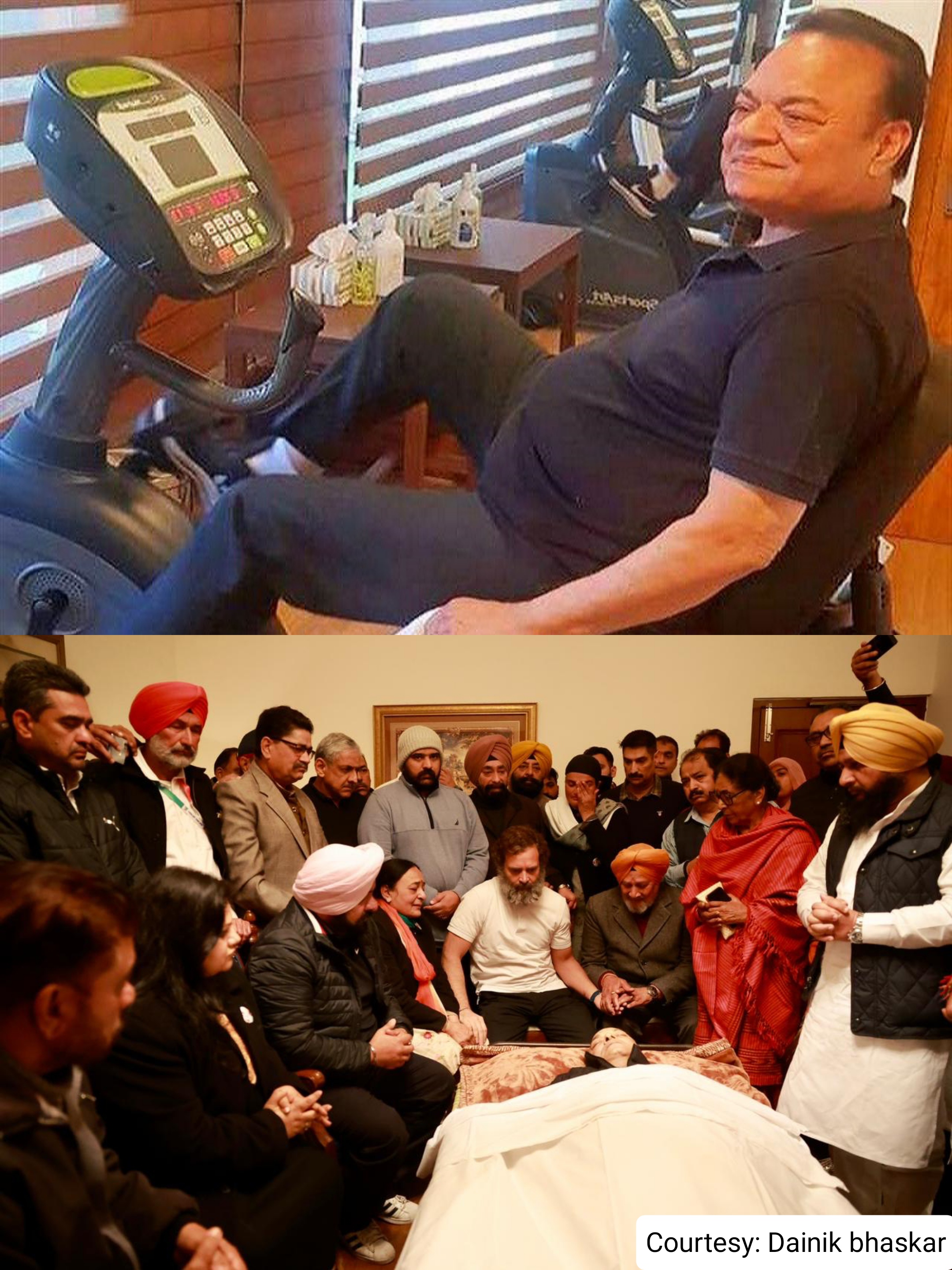 Congress MP Santokh Singh died in India Jigo Yatra.