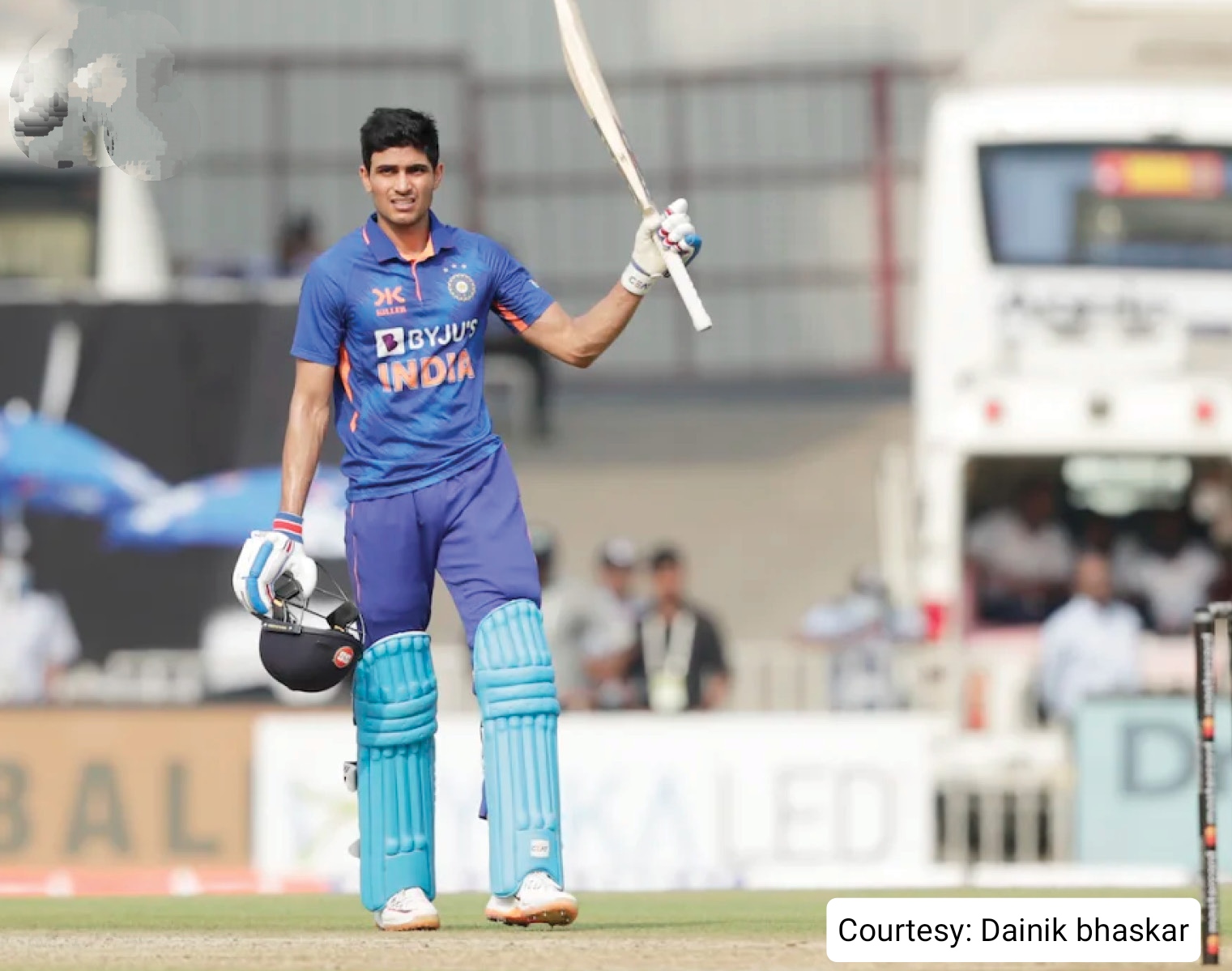Shubman Gill scored a century in the third ODI.