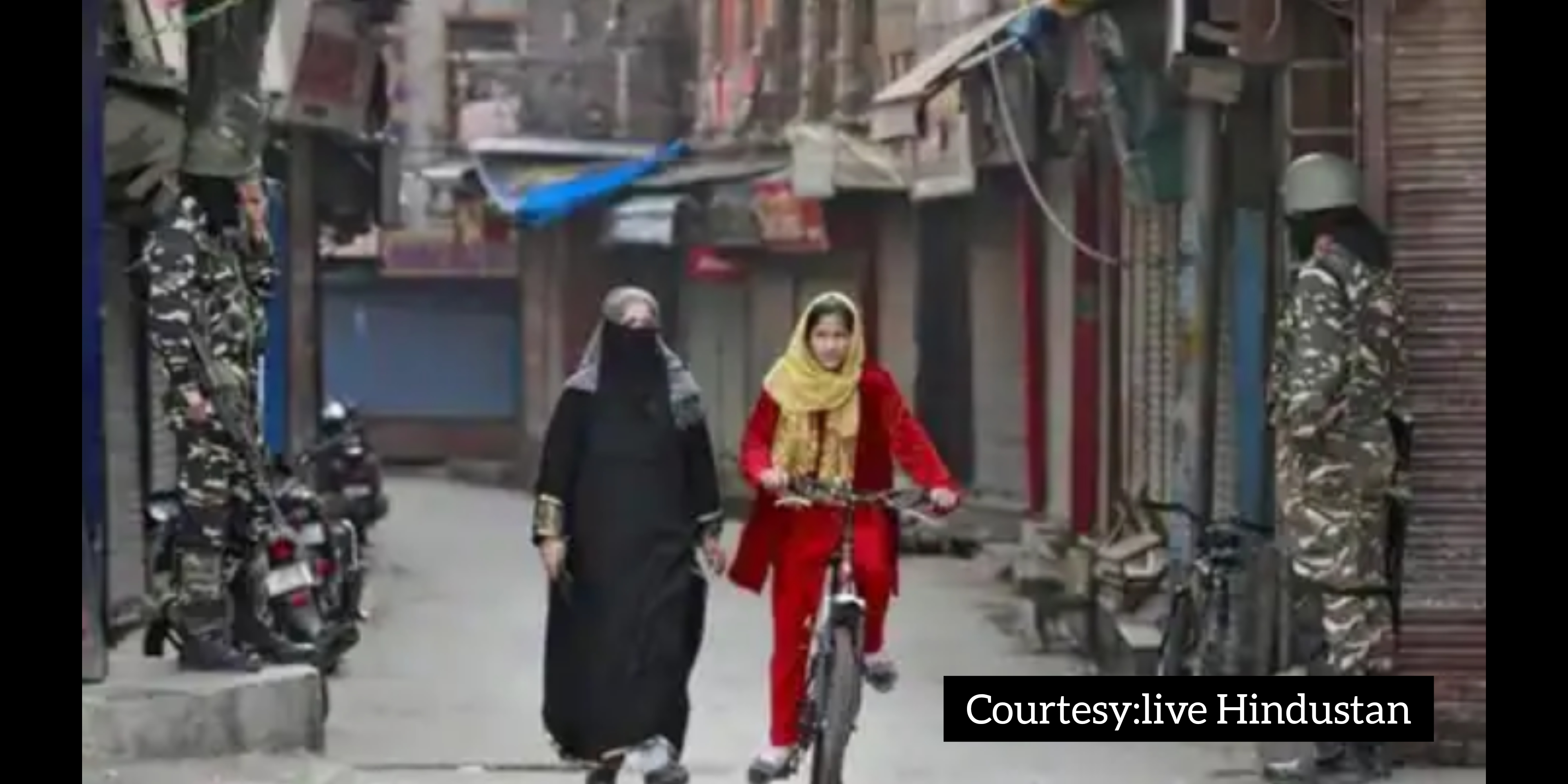 Continuous improvement in the situation in Jammu and Kashmir in 35 years.