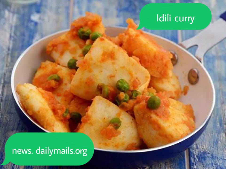Idli curry