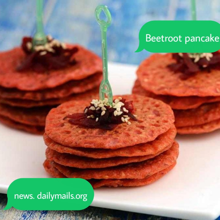 Beetroot pancake