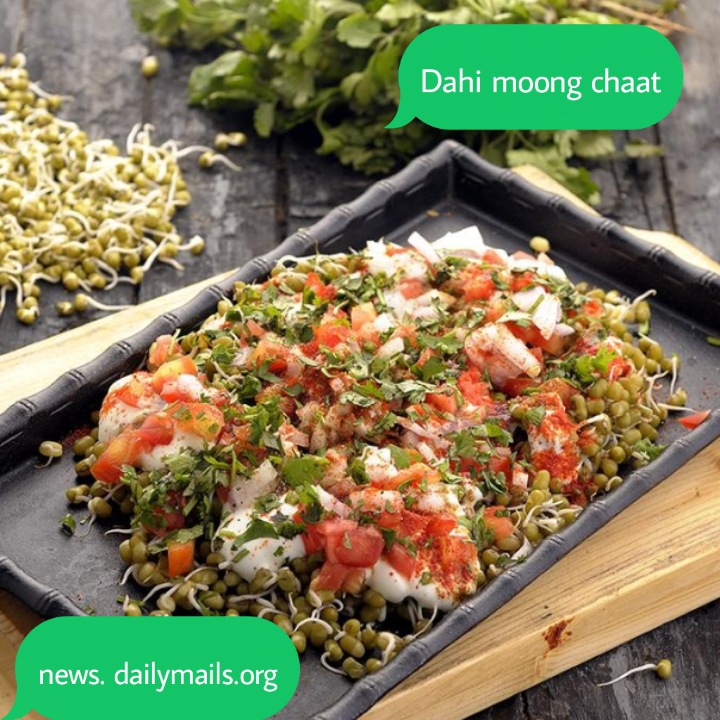 Dahi moong chaat