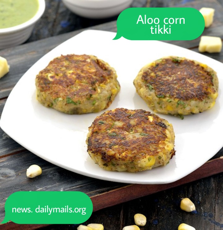 Corn aloo tikki
