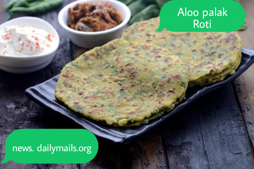 Aloo palak Roti