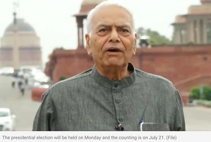 Yashwant Sinha's appeal ahead of Presidential Polls against Droupadi Murmu