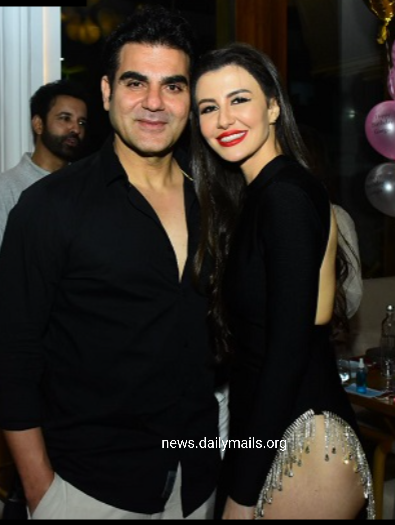 Arbaaz Khan seen in his girlfriend birthday party