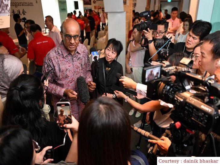 A person of Indian origin, who became the 9th President of Singapore, won by 70 percent of the votes.