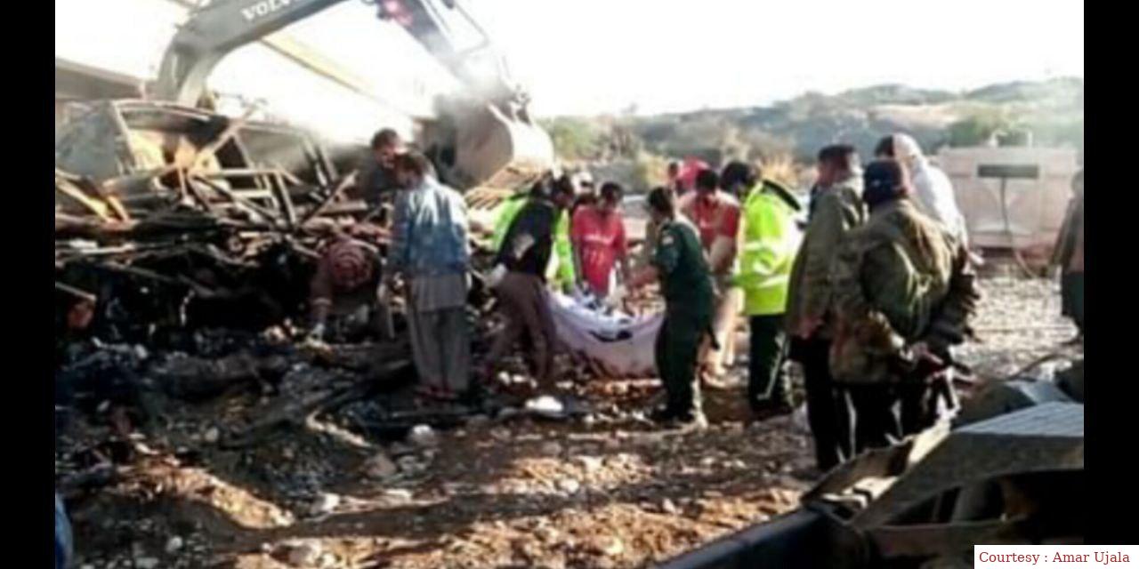 A terrible bus accident in Pakistan.