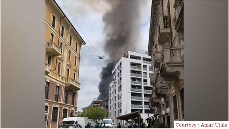 A terrible fire in oxygen gas canopies in Italy.