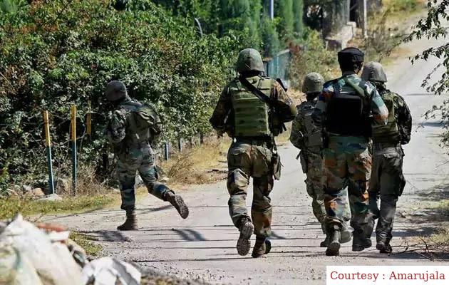 A terrorist killed in an encounter with security personnel in Jammu and Kashmir,