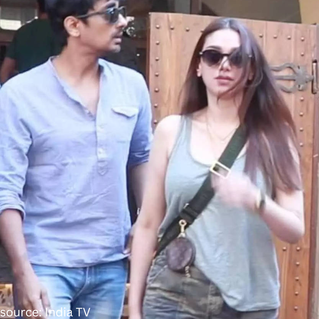 Aditi Rao Hydari and her Rumoured Boyfriend Siddharth got spotted together