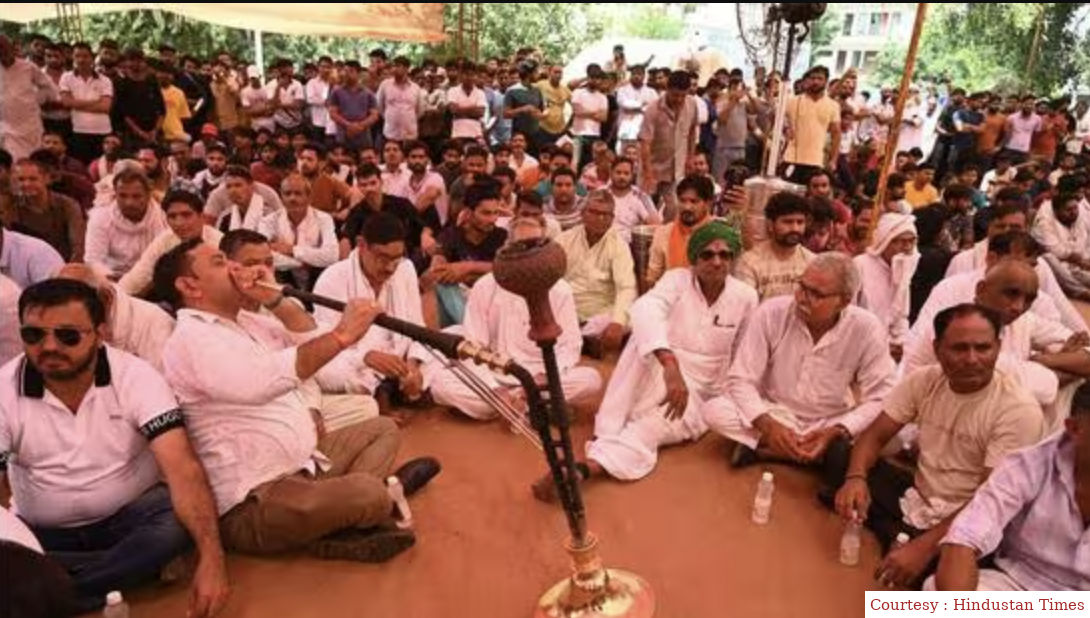 After Nuh violence, Mahapanchayat of Hindu society in Gurugram, demand for economic boycott against Muslims!