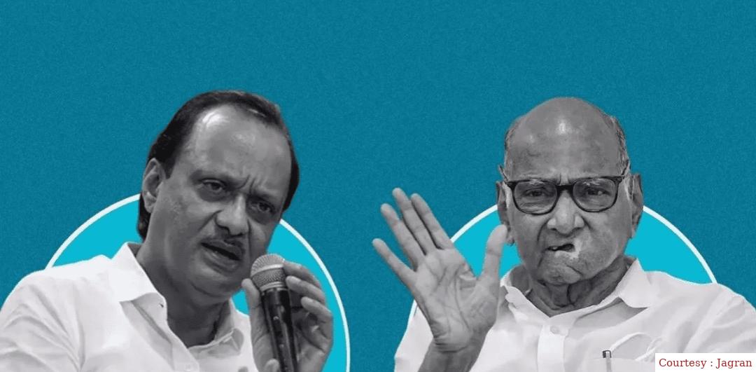 अजीत पवार गुट ही असली एनसीपी, चुनाव आयोग का फैसला।