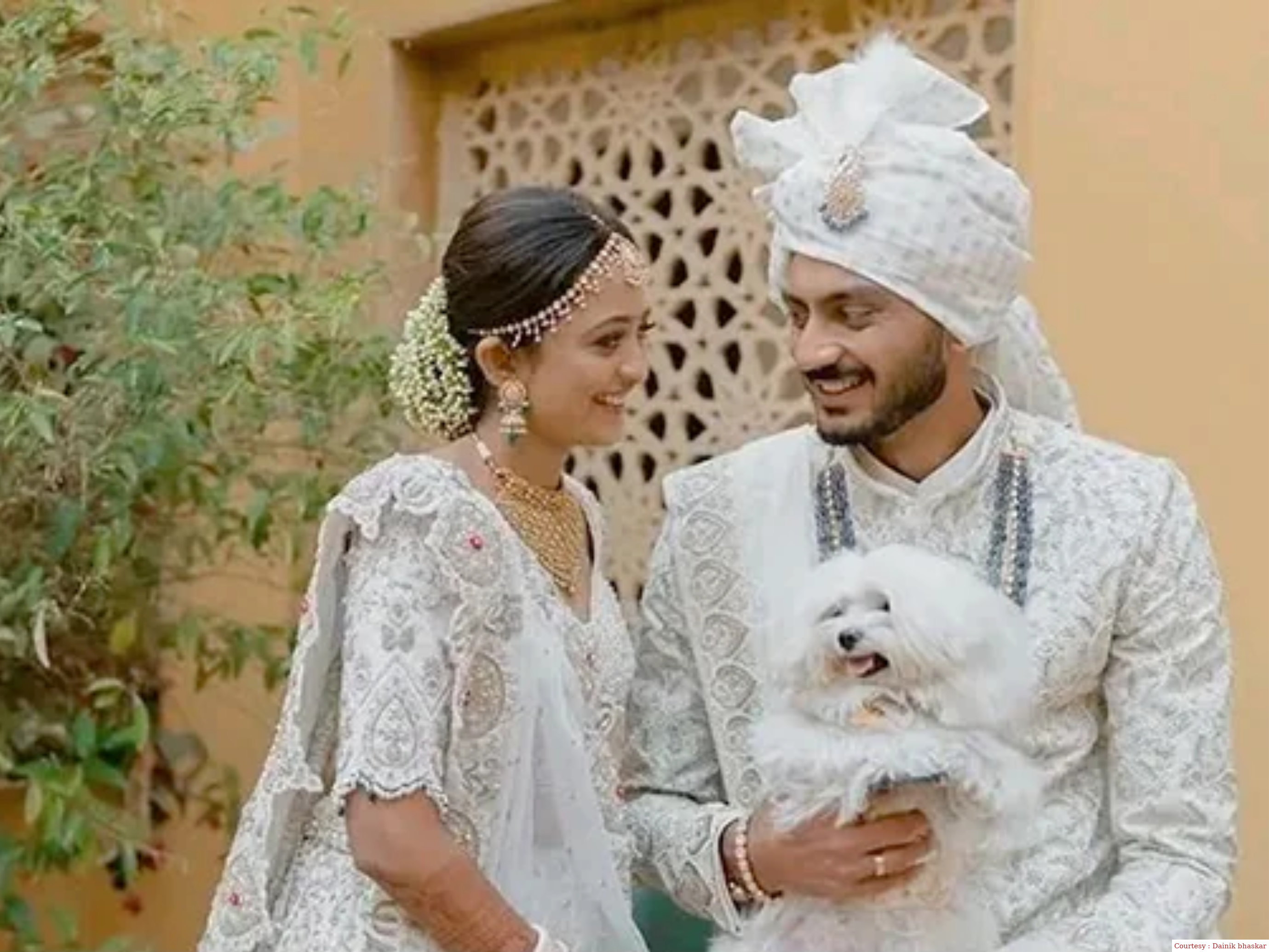 Akshar Patel got married.