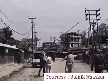 Along with the communities, the force, police, MLA, judge-judge were also distributed in Manipur.