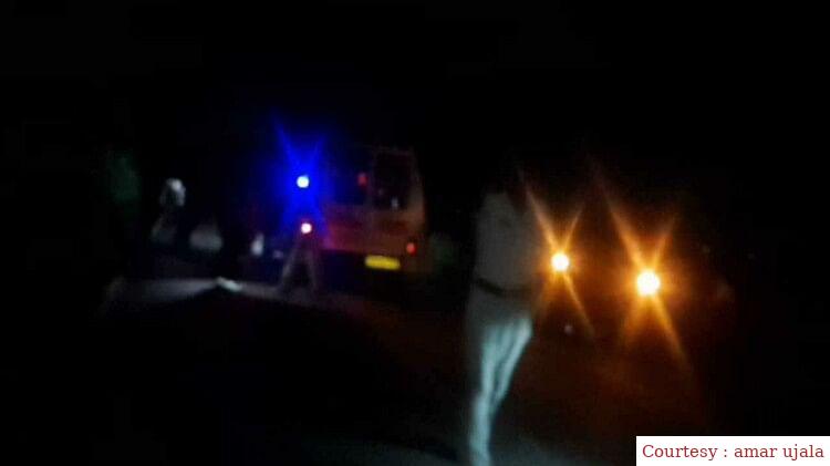 एटीएस और अपराधियों के बीच भिडंत, दो अधिकारी घायल।