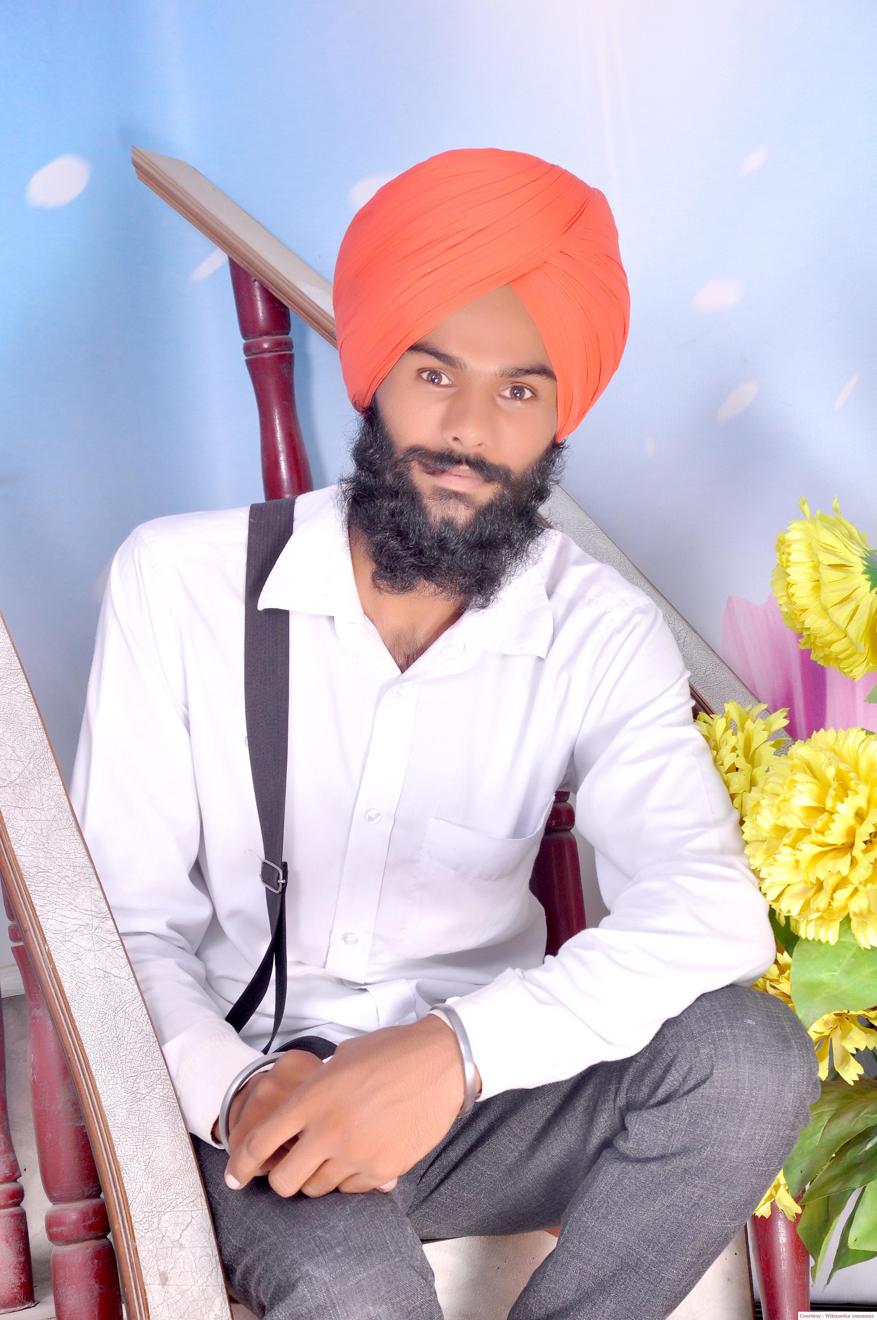 Amritpal Singh under police custody.