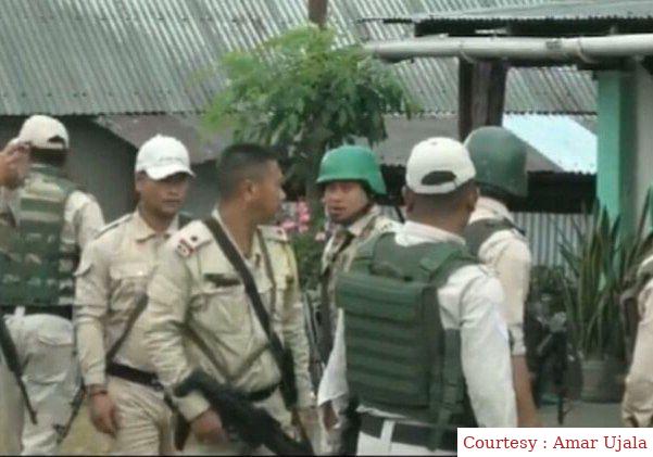 अमित शाह के वापस होते ही मणिपुर में हिंसा का माहौल।