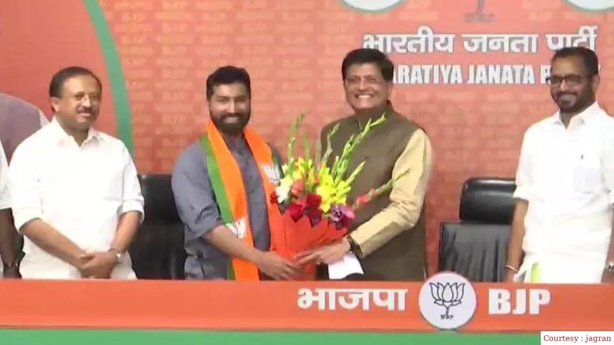 Anil Antony was appointed as BJPs national spokesperson.