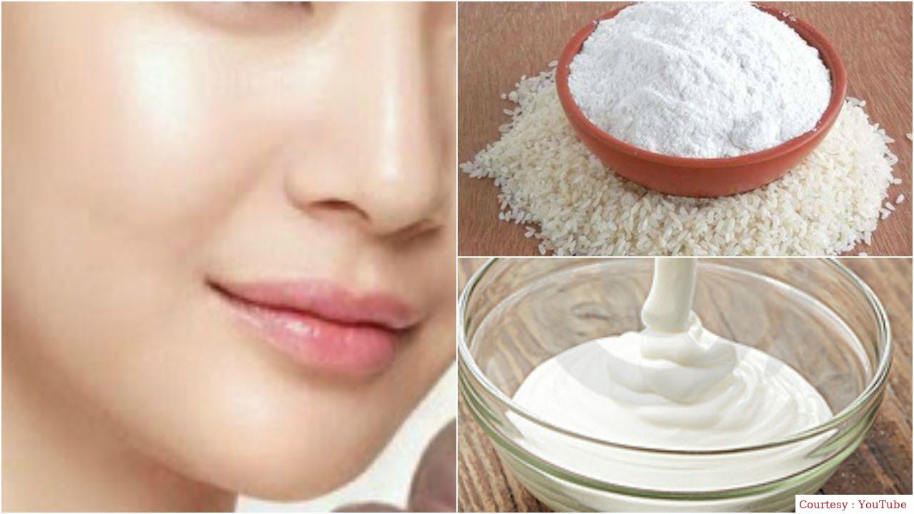 Applying one thing in rice will make the face glow