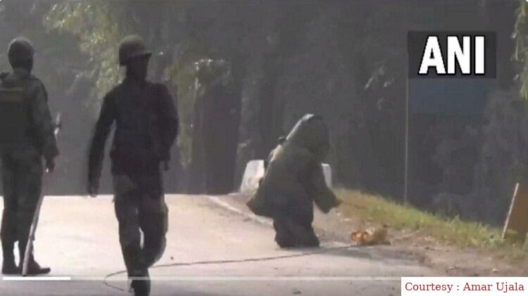 Army got IED on Srinagar-Baramulla highway, big terrorist conspiracy failed.