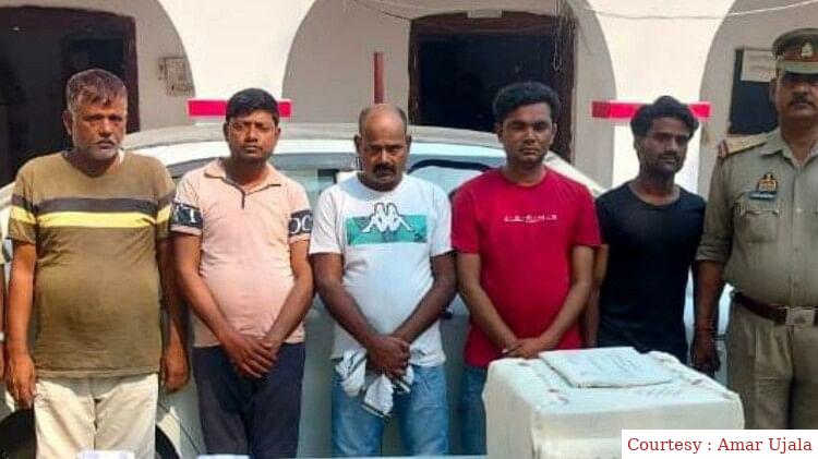 जाली नोट बनाने वाले गिरोह की गिरफ्तारी।